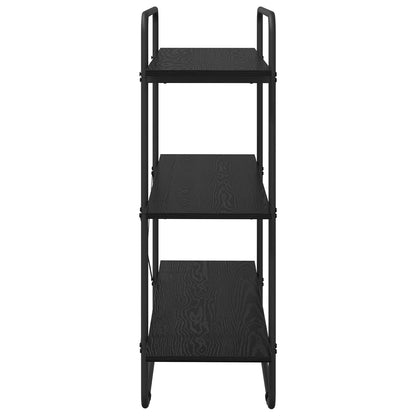 Bookshelf 3-Tier 100 x 35 x 105 cm PB Black Oak
