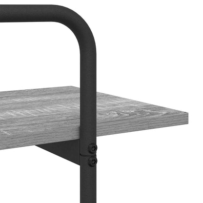 Bookshelf 3-Tier 100 x 35 x 105 cm PB Grey Sonoma