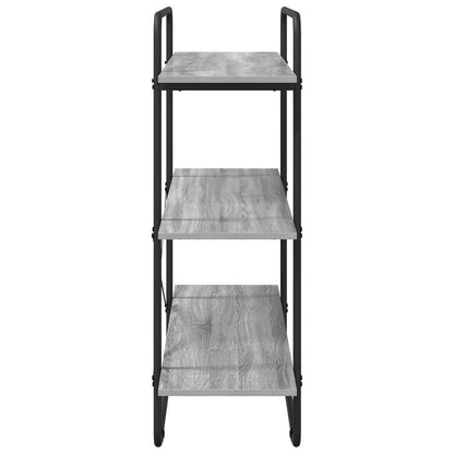 Bookshelf 3-Tier 100 x 35 x 105 cm PB Grey Sonoma