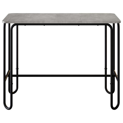 Dining Table 100 x 50 x 75 cm Engineered Wood Concrete Grey