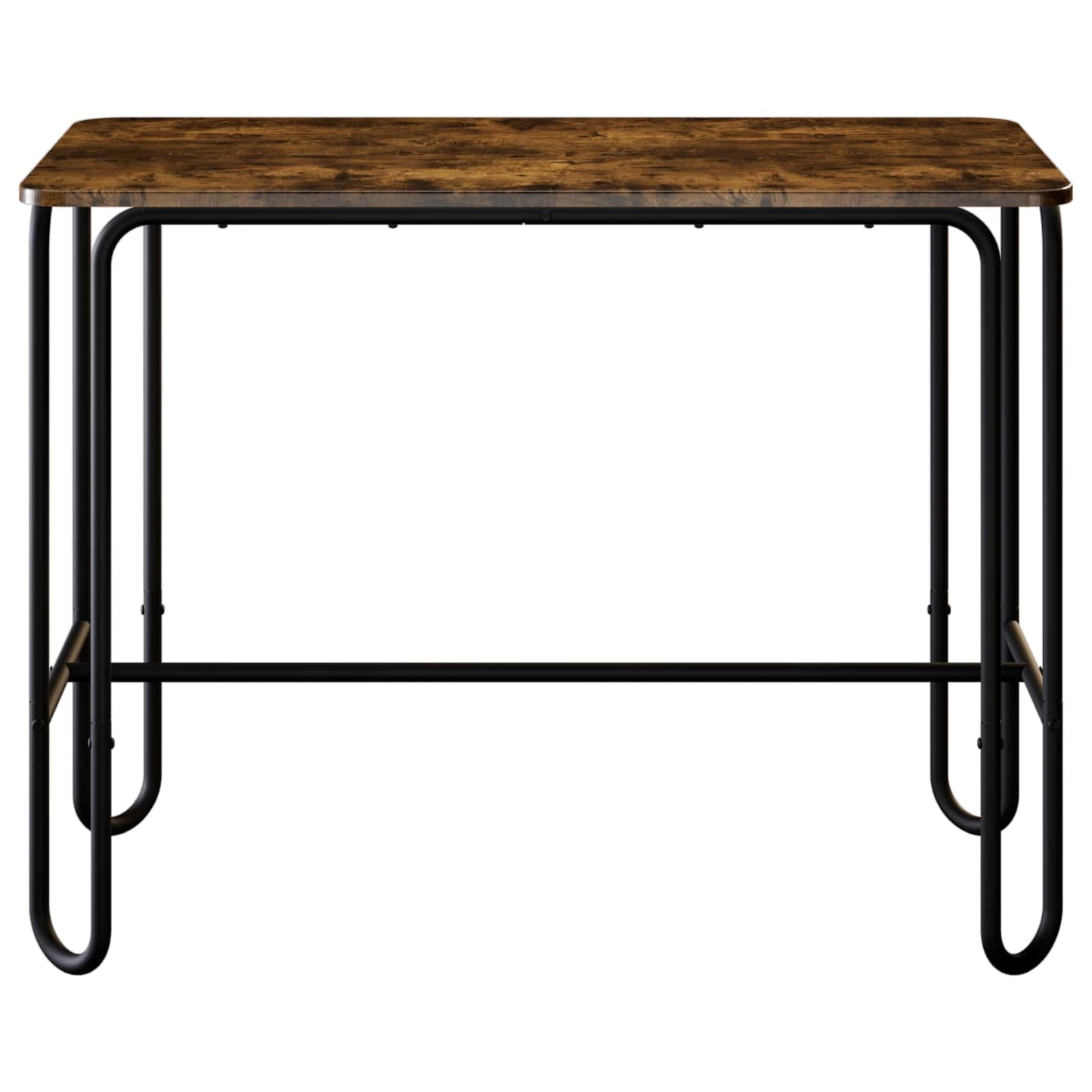 Dining Table 100 x 50 x 75 cm Engineered Wood Smoked Oak