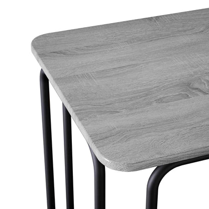 Dining Table 100 x 50 x 75 cm Engineered Wood Grey Sonoma