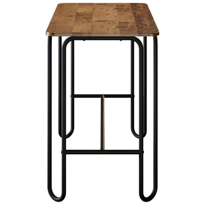 Dining Table 100 x 50 x 75 cm Engineered Wood Old Wood