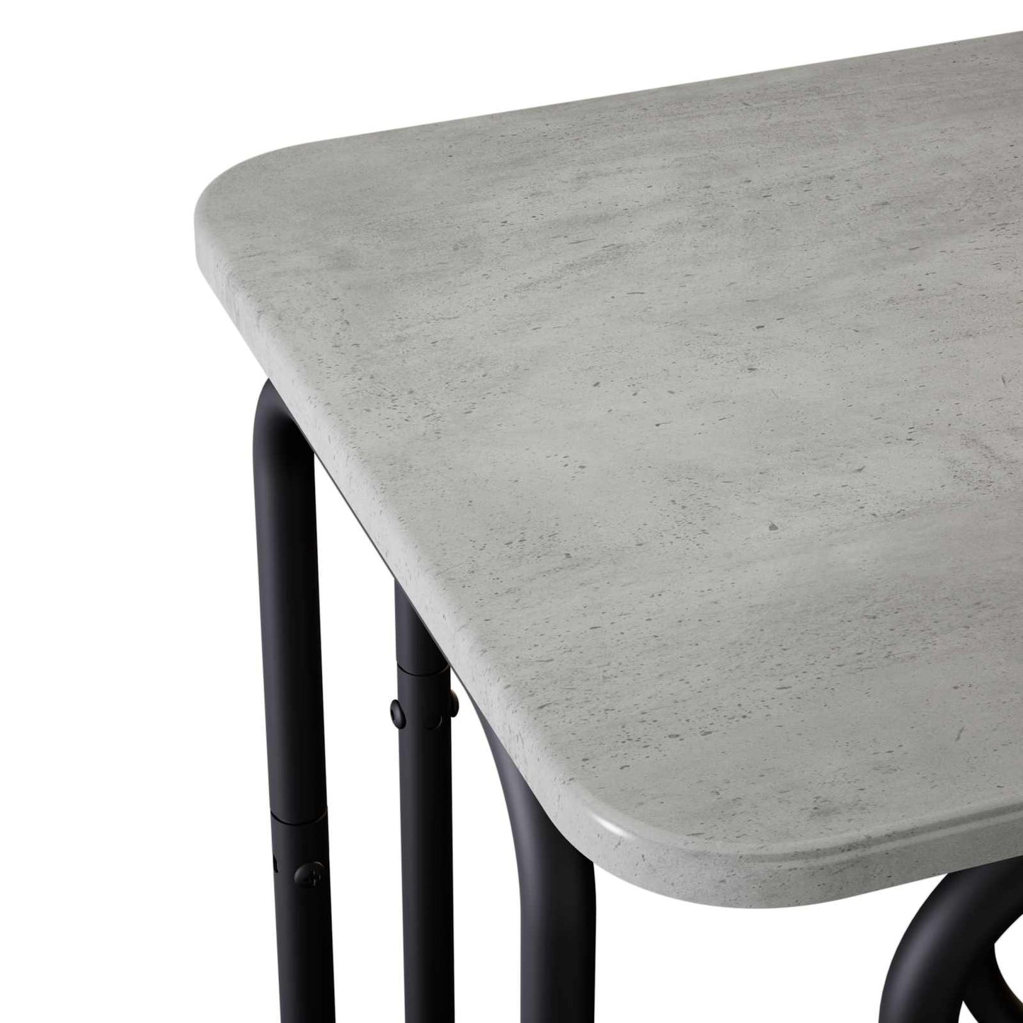 Coffee Table Concrete Grey 40 x 40 x 45 cm Engineered Wood