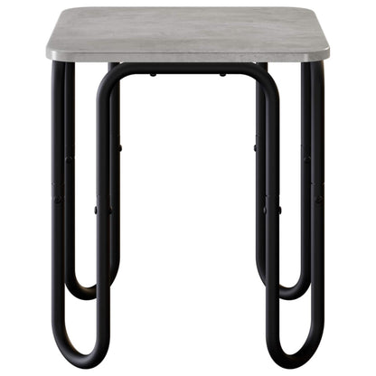 Coffee Table Concrete Grey 40 x 40 x 45 cm Engineered Wood