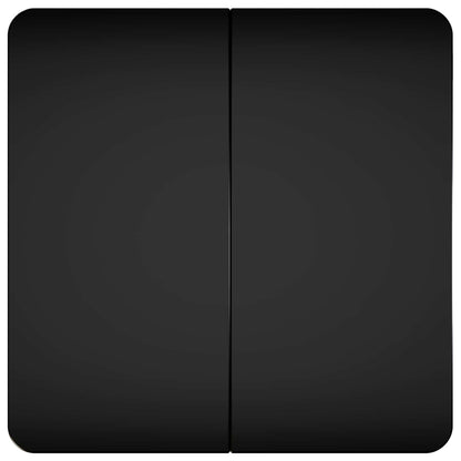 Coffee Table Black 59 x 59 x 45 cm Engineered Wood