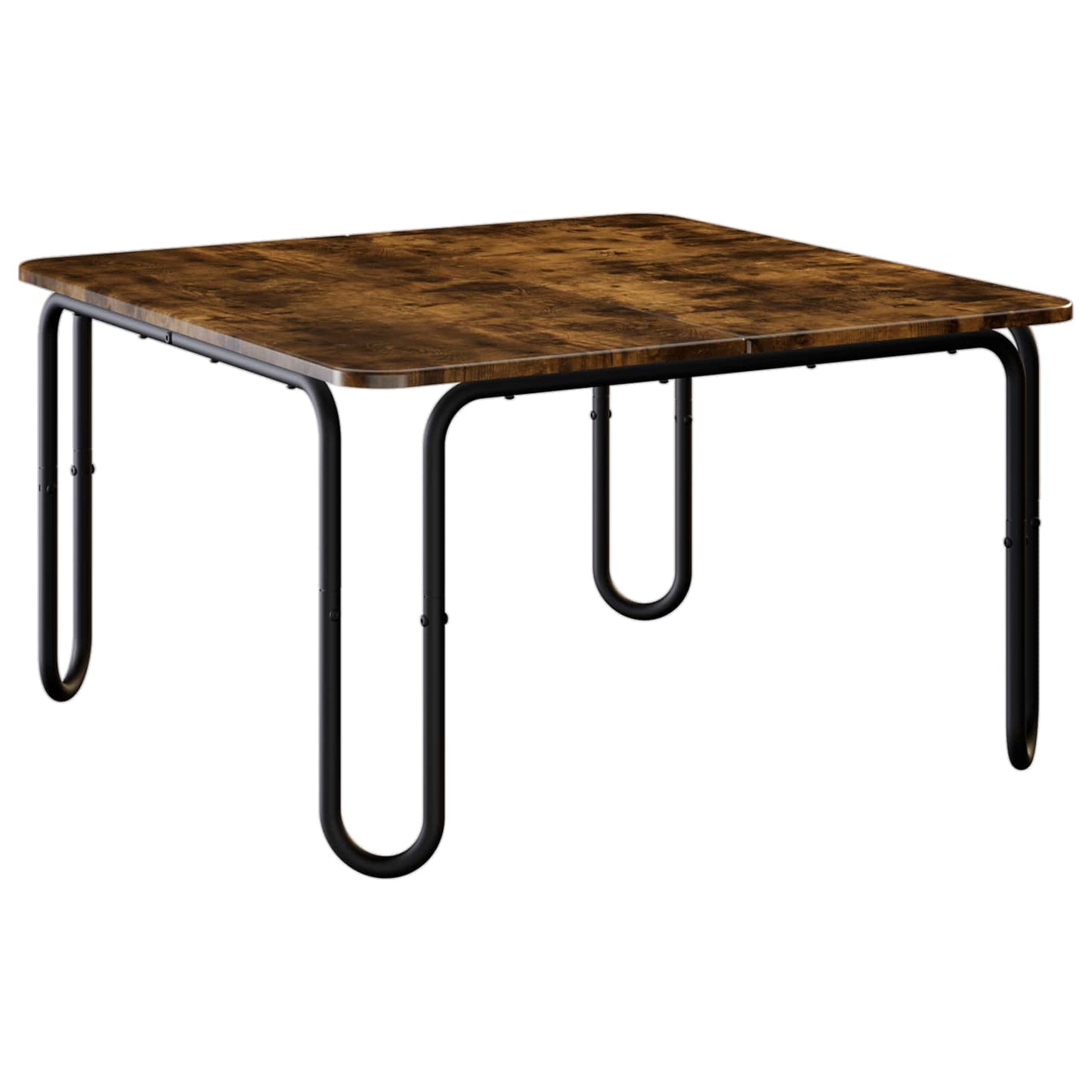 Coffee Table Smoked Oak 59 x 59 x 45 cm Engineered Wood