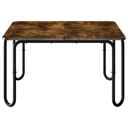 Coffee Table Smoked Oak 59 x 59 x 45 cm Engineered Wood