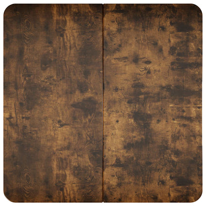 Coffee Table Smoked Oak 59 x 59 x 45 cm Engineered Wood