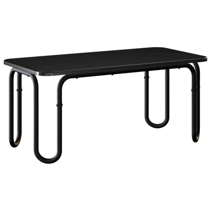 Coffee Table Black 79.5 x 40 x 36 cm Engineered Wood