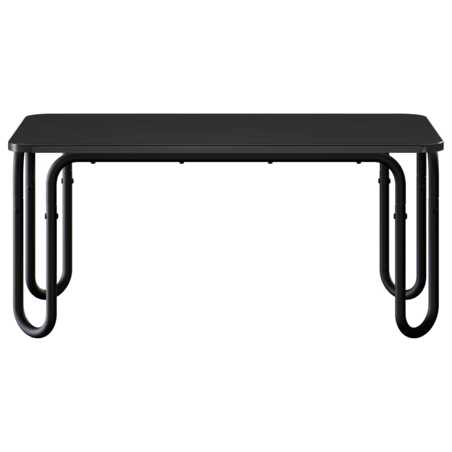 Coffee Table Black 79.5 x 40 x 36 cm Engineered Wood