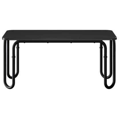 Coffee Table Black 79.5 x 40 x 36 cm Engineered Wood