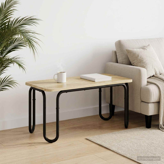 Coffee Table Sonoma Oak 100 x 50 x 45 cm Engineered Wood