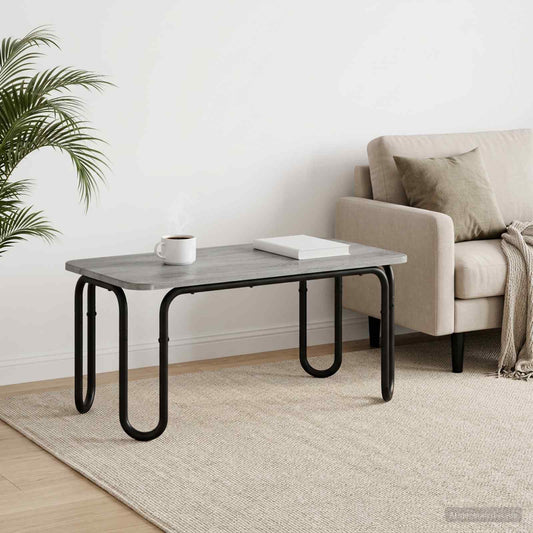 Coffee Table Grey Sonoma 100 x 50 x 45 cm Engineered Wood