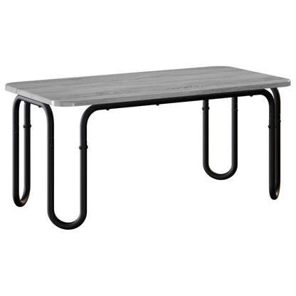 Coffee Table Grey Sonoma 100 x 50 x 45 cm Engineered Wood
