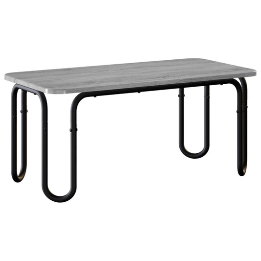 Coffee Table Grey Sonoma 100 x 50 x 45 cm Engineered Wood