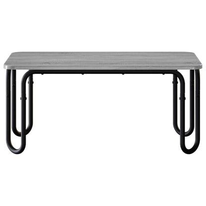 Coffee Table Grey Sonoma 100 x 50 x 45 cm Engineered Wood