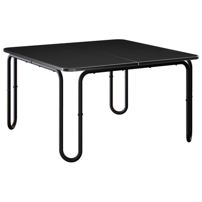 Coffee Table Black 79.5 x 79.5 x 45 cm Engineered Wood