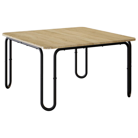 Coffee Table Sonoma Oak 100 x 100 x 45 cm Engineered Wood