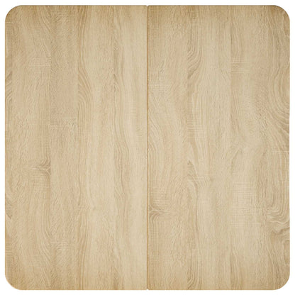 Coffee Table Sonoma Oak 100 x 100 x 45 cm Engineered Wood