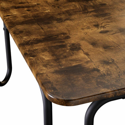 Coffee Table Smoked Oak 100 x 100 x 45 cm Engineered Wood