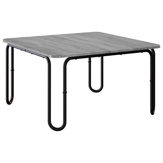 Coffee Table Grey Sonoma 100 x 100 x 45 cm Engineered Wood