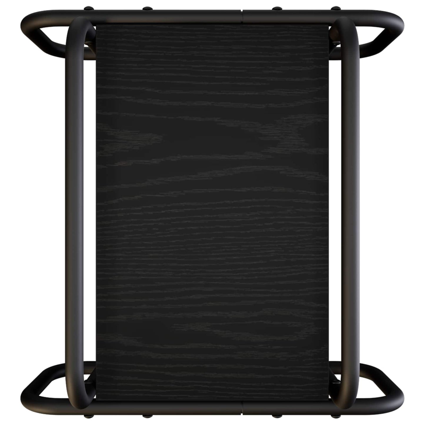 Coffee Table Black Oak 40 x 40 x 51 cm Engineered Wood