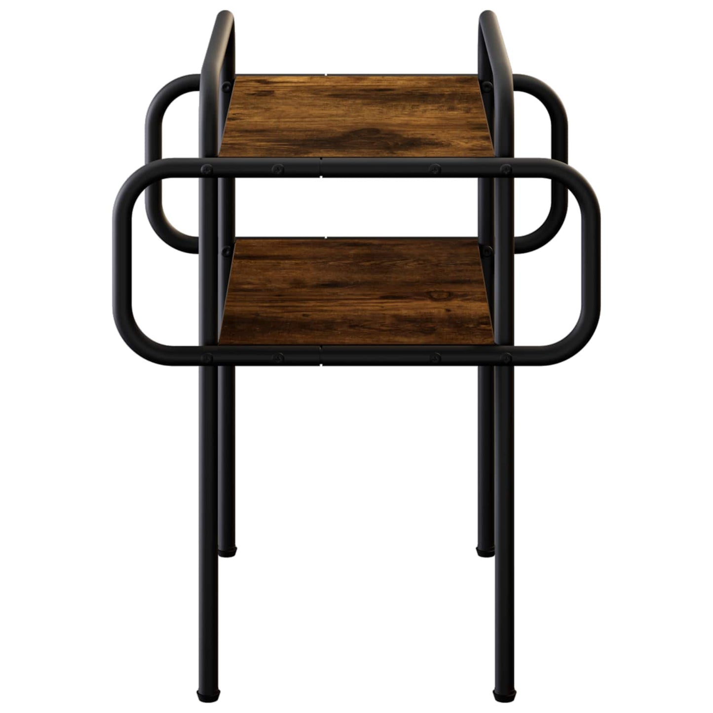 Coffee Table Smoked Oak 40 x 40 x 51 cm Engineered Wood