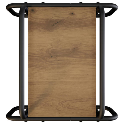 Coffee Table Artisan Oak 40 x 40 x 51 cm Engineered Wood