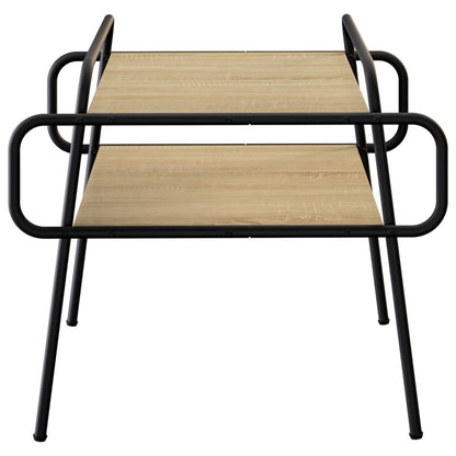 Coffee Table Sonoma Oak 50 x 50 x 51 cm Engineered Wood
