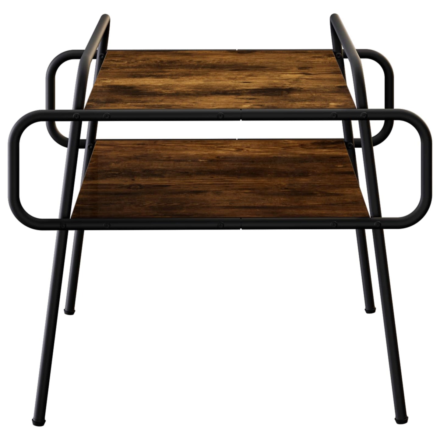 Coffee Table Smoked Oak 50 x 50 x 51 cm Engineered Wood