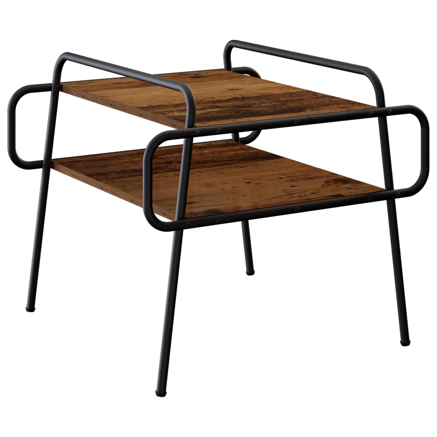 Coffee Table Old Wood 50 x 50 x 51 cm Engineered Wood