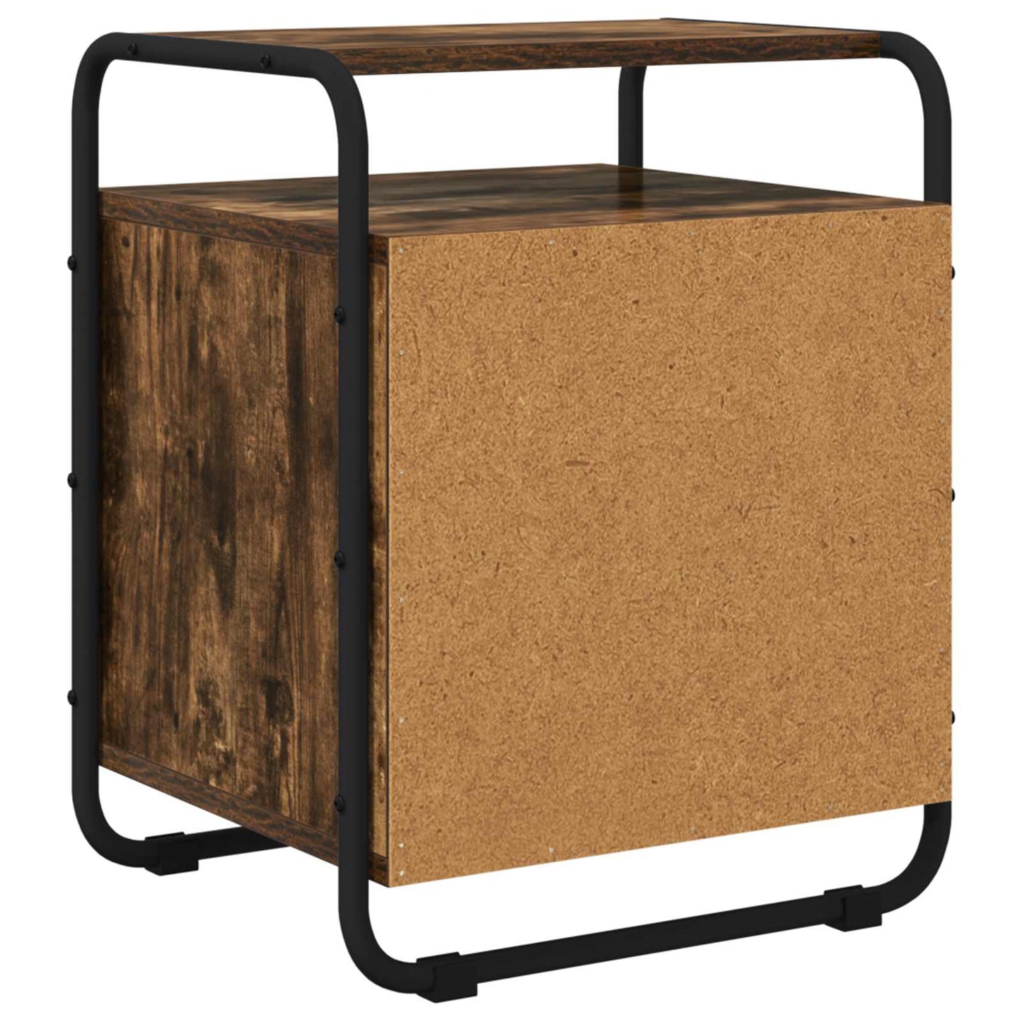 Bedside Cabinet Smoked Oak 40 x 36.5 x 50 cm Engineered Wood