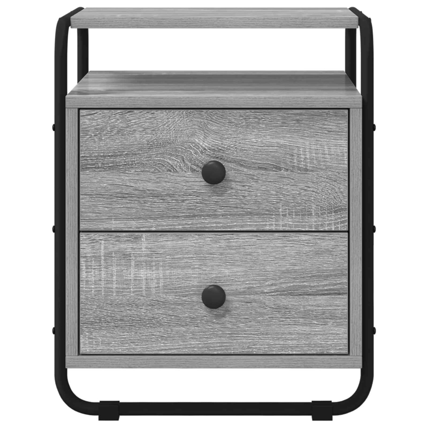 Bedside Cabinet Grey Sonoma 40 x 36.5 x 50 cm Engineered Wood