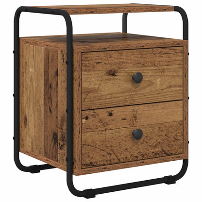 Bedside Cabinet Old Wood 40 x 36.5 x 50 cm Engineered Wood