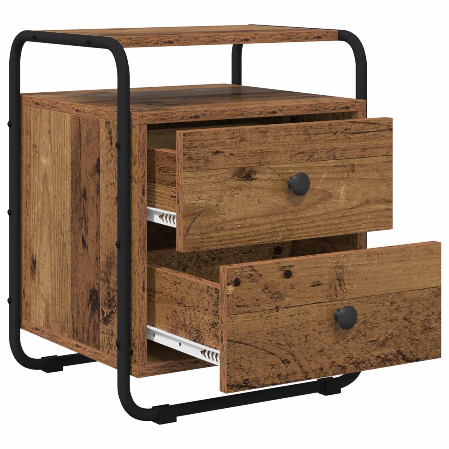Bedside Cabinet Old Wood 40 x 36.5 x 50 cm Engineered Wood