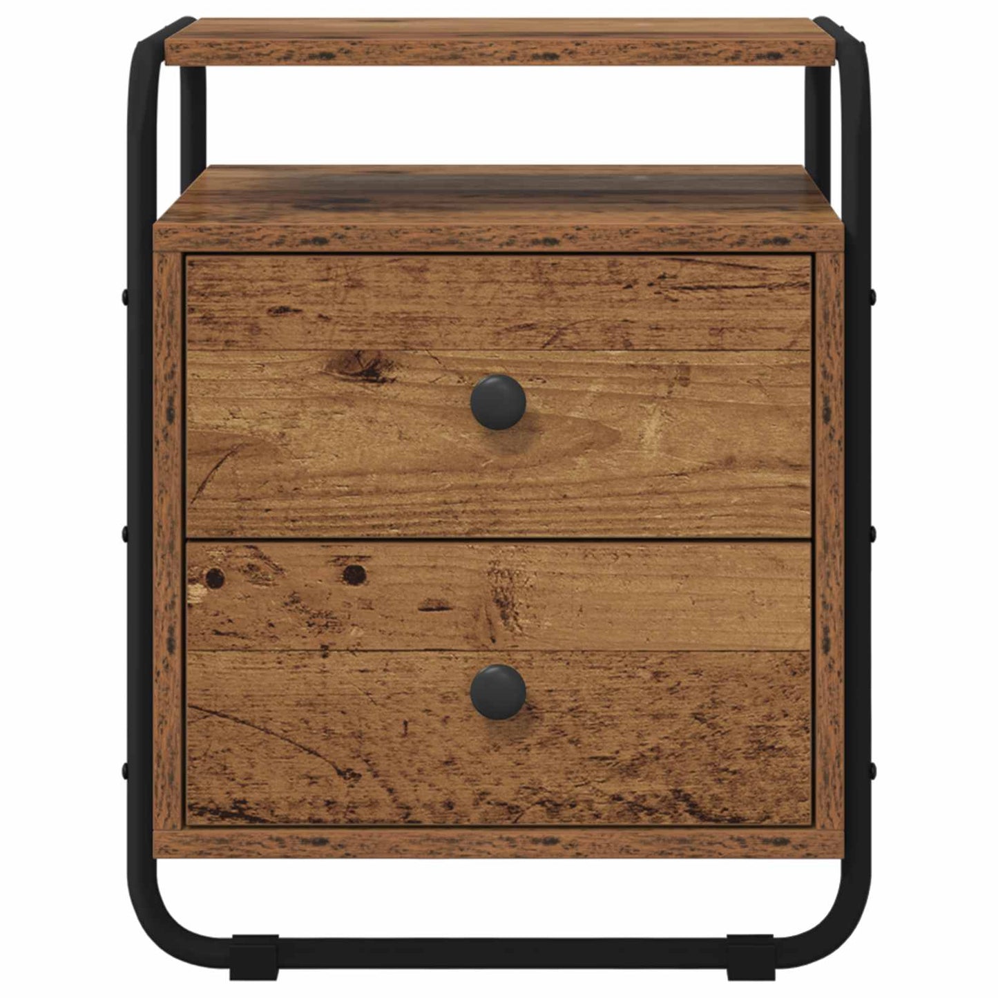Bedside Cabinet 2 pcs Old Wood 40 x 36.5 x 50 cm