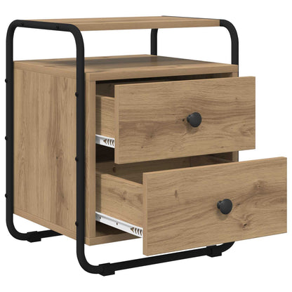 Bedside Cabinet 2 pcs Artisan Oak 40 x 36.5 x 50 cm
