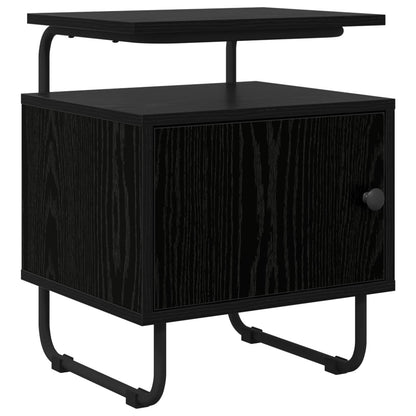 Bedside Cabinet 2 pcs Black Oak 40 x 36.5 x 50 cm