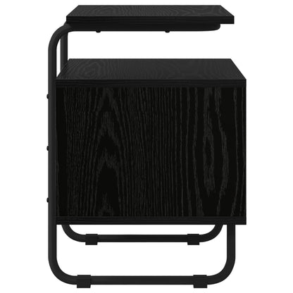 Bedside Cabinet 2 pcs Black Oak 40 x 36.5 x 50 cm