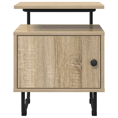 Bedside Cabinet Sonoma Oak 40 x 36.5 x 50 cm Engineered Wood