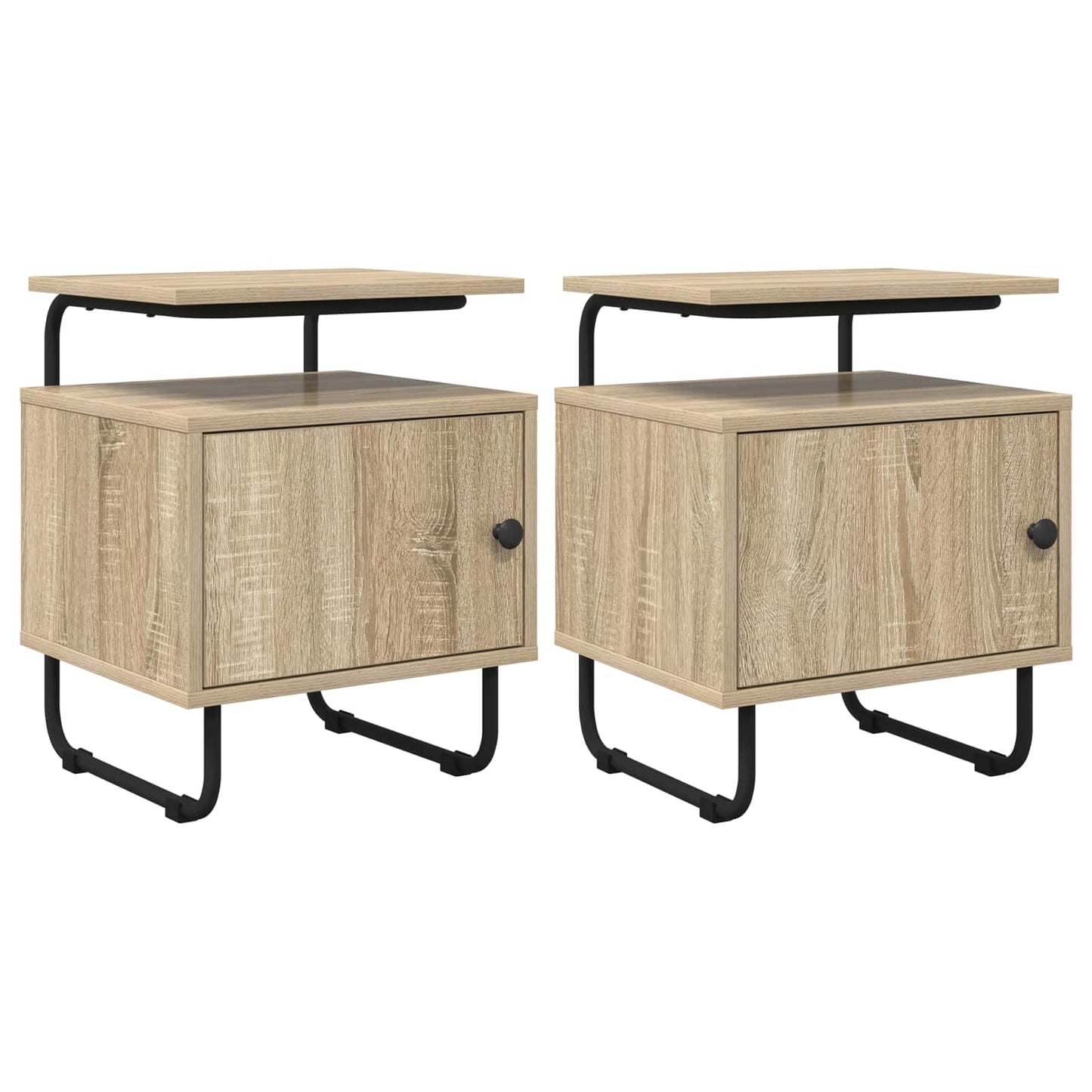 Bedside Cabinet 2 pcs Sonoma Oak 40 x 36.5 x 50 cm
