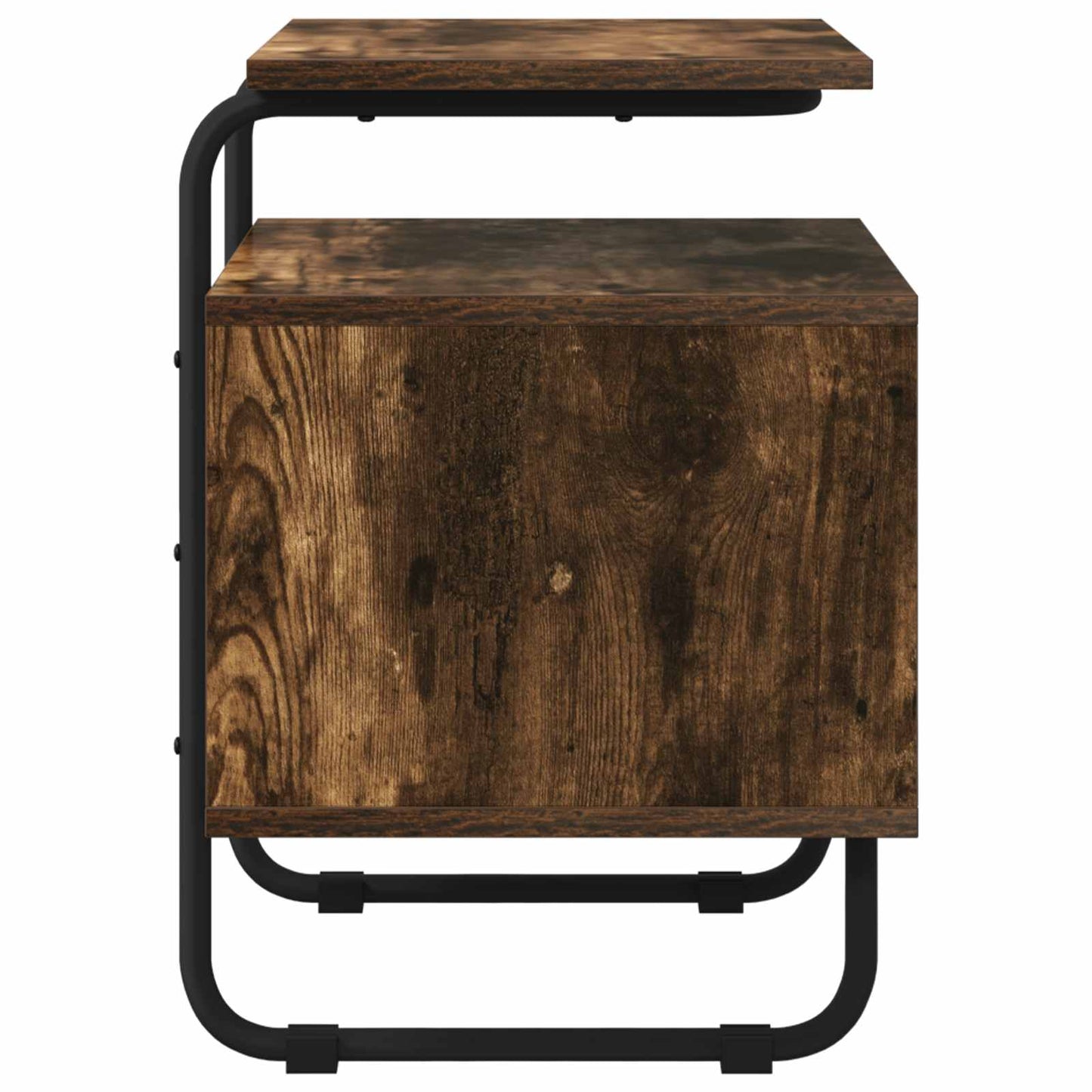 Bedside Cabinet Smoked Oak 40 x 36.5 x 50 cm Engineered Wood