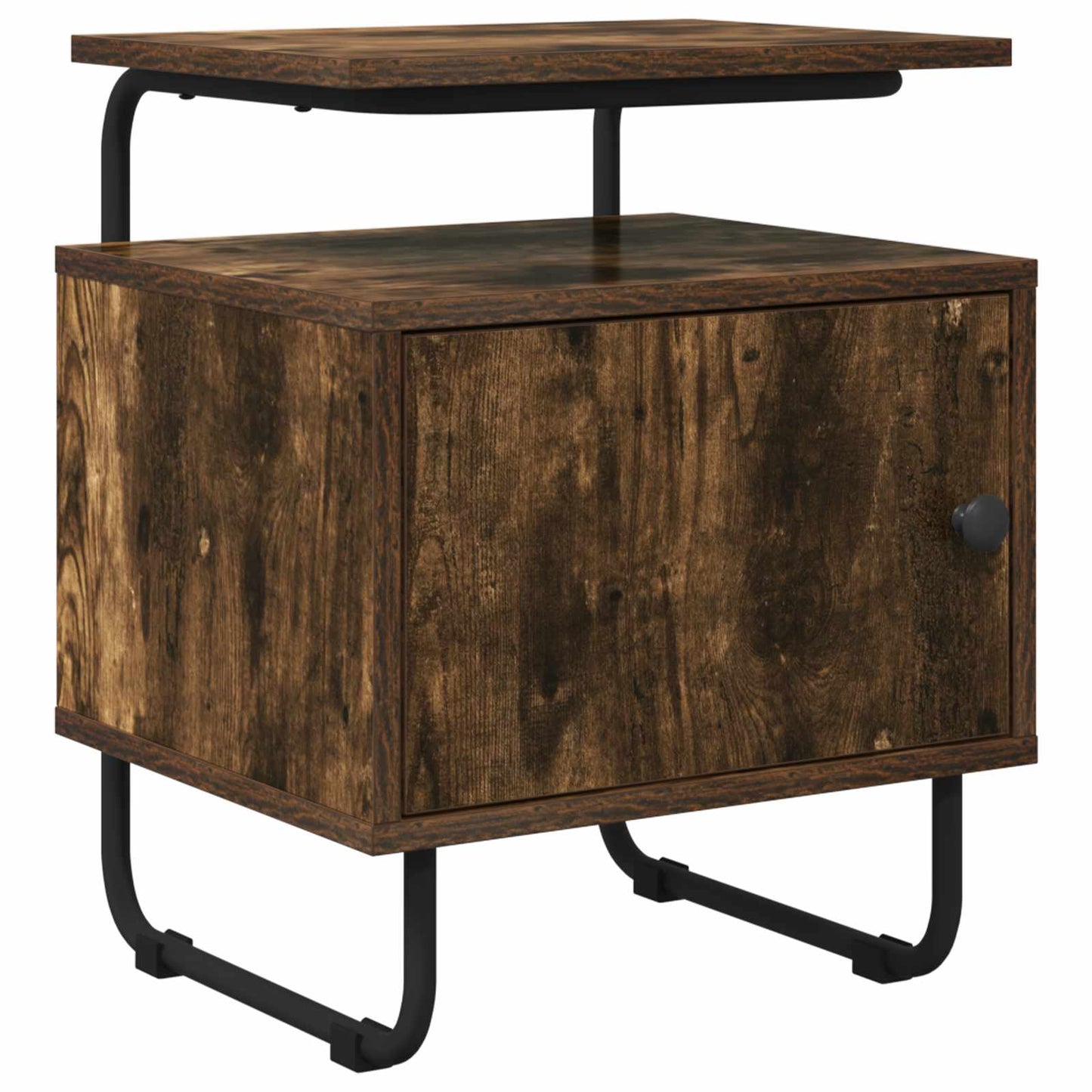 Bedside Cabinet 2 pcs Smoked Oak 40 x 36.5 x 50 cm