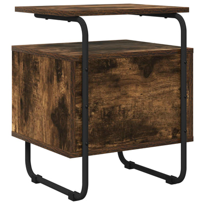 Bedside Cabinet 2 pcs Smoked Oak 40 x 36.5 x 50 cm