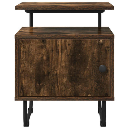Bedside Cabinet 2 pcs Smoked Oak 40 x 36.5 x 50 cm