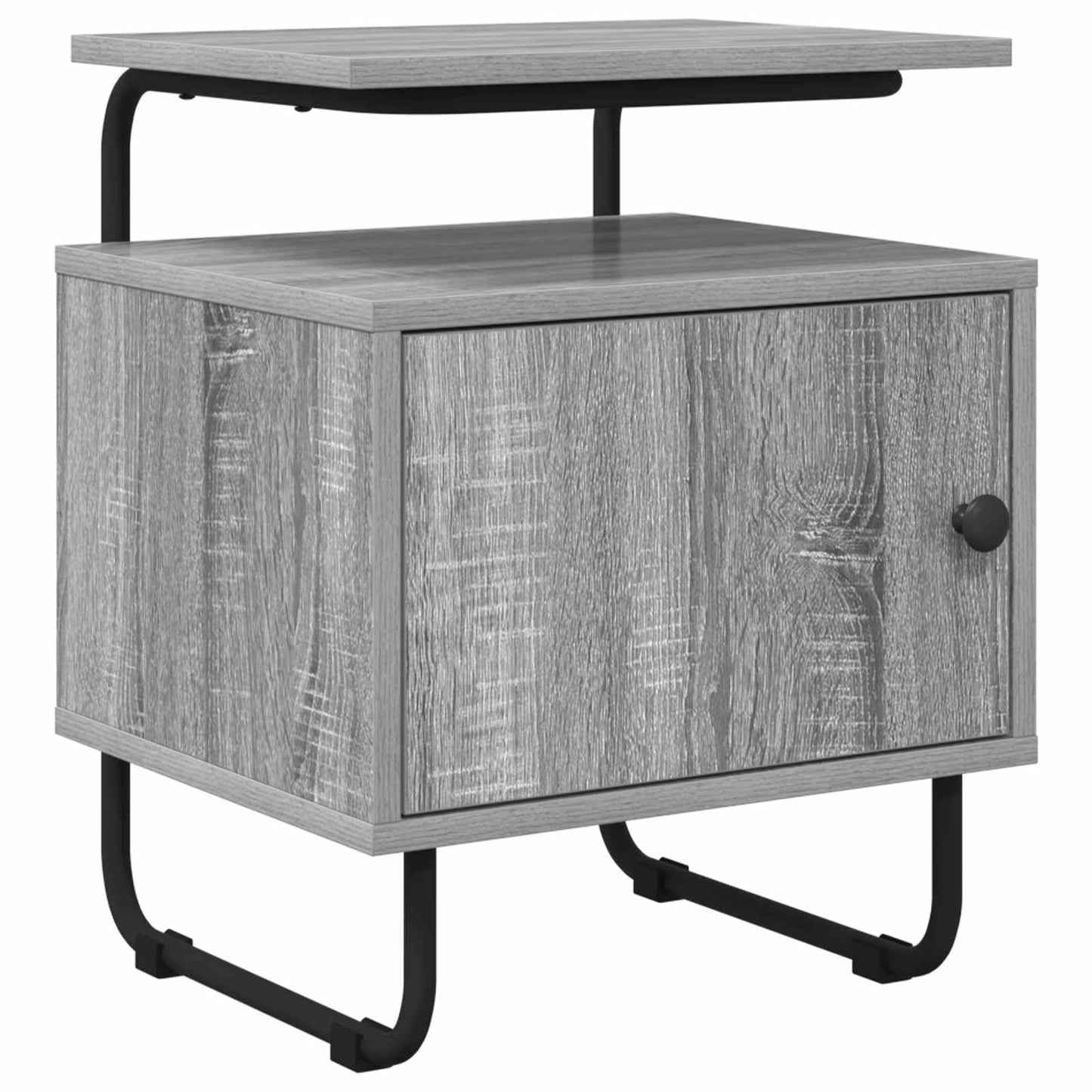 Bedside Cabinet Grey Sonoma 40 x 36.5 x 50 cm Engineered Wood