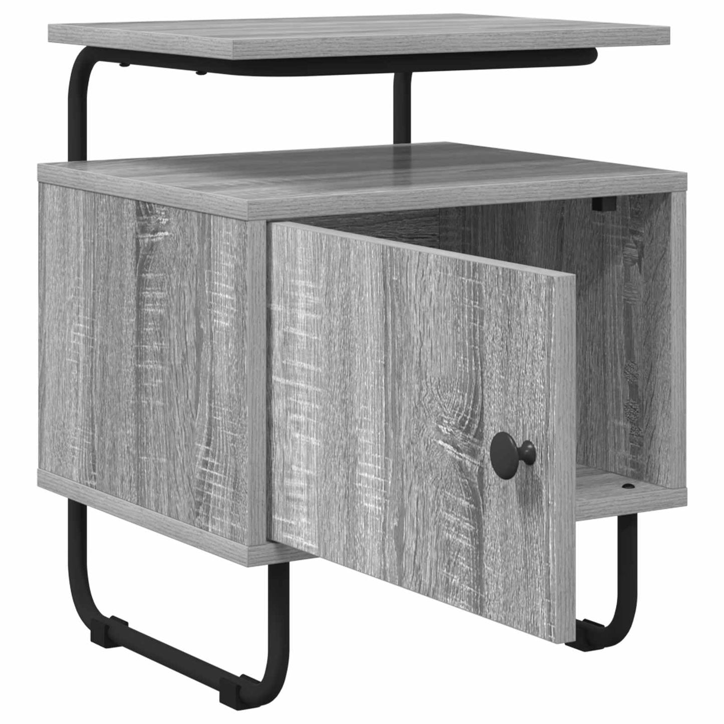 Bedside Cabinet Grey Sonoma 40 x 36.5 x 50 cm Engineered Wood