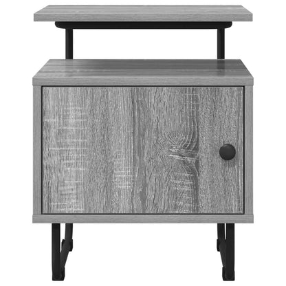 Bedside Cabinet 2 pcs Grey Sonoma 40 x 36.5 x 50 cm