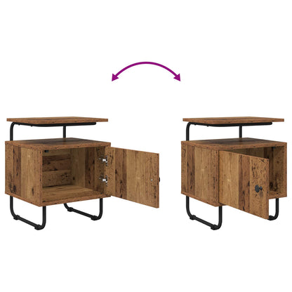 Bedside Cabinet Old Wood 40 x 36.5 x 50 cm Engineered Wood